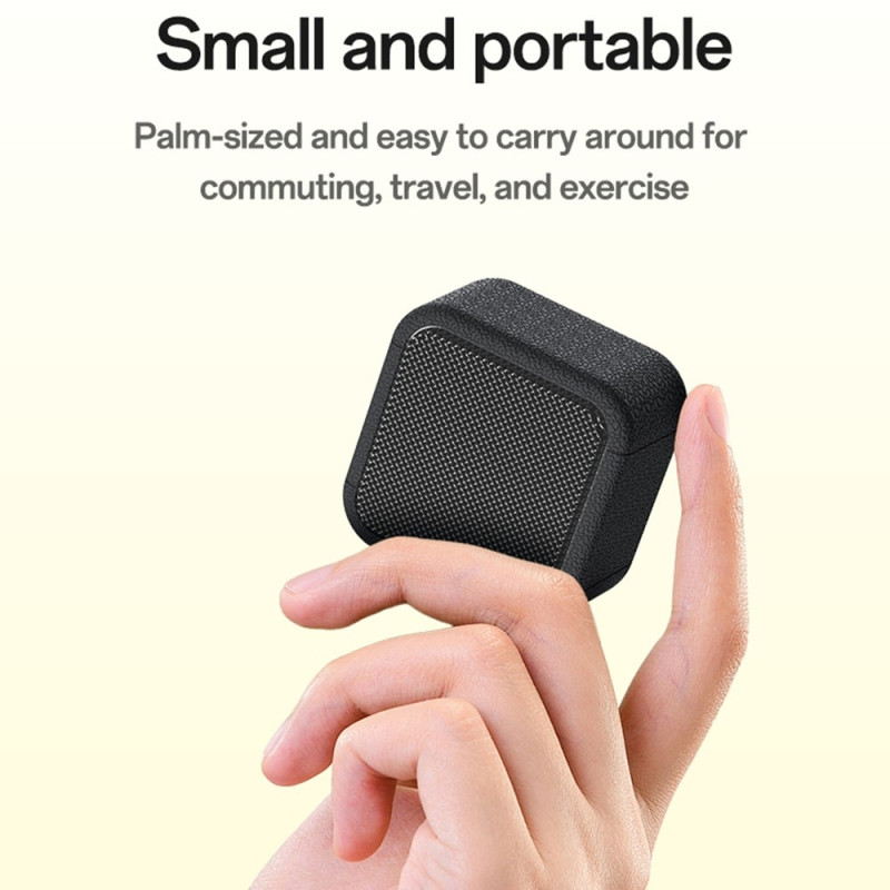 YESIDO Mini Cube TWS Bluetooth Speaker Corded Enhanced Bass Portable Subwoofer