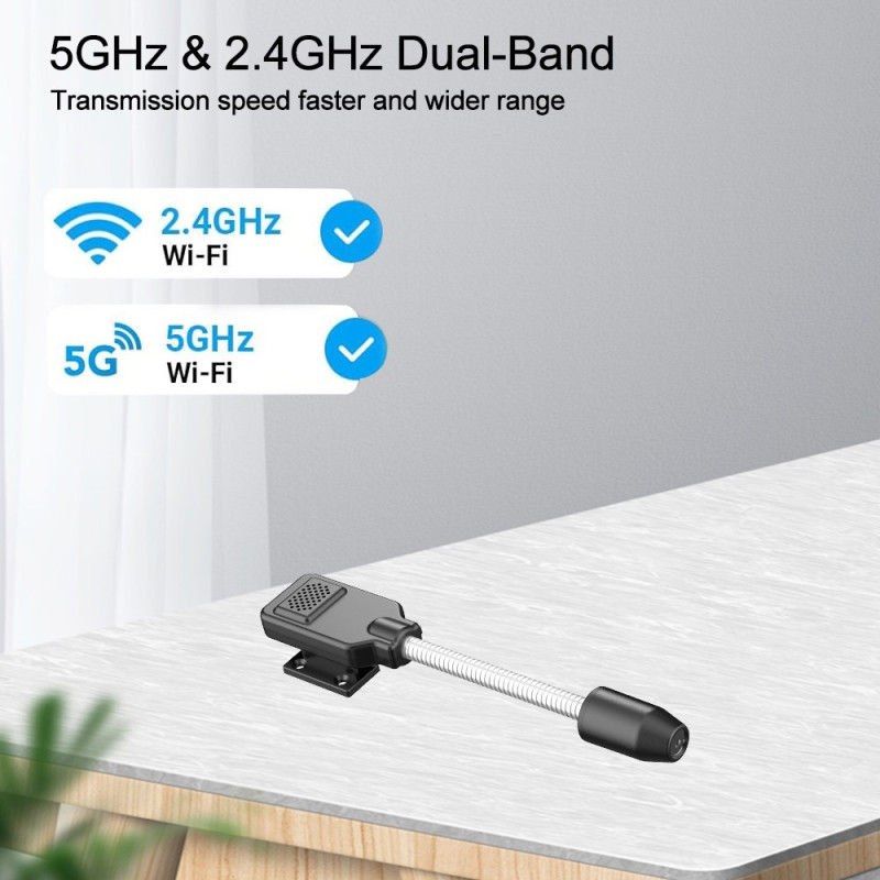 W7 Smart Surveillance Camera 4K 1080P Night Vision Two-Way Audio WiFi Camera