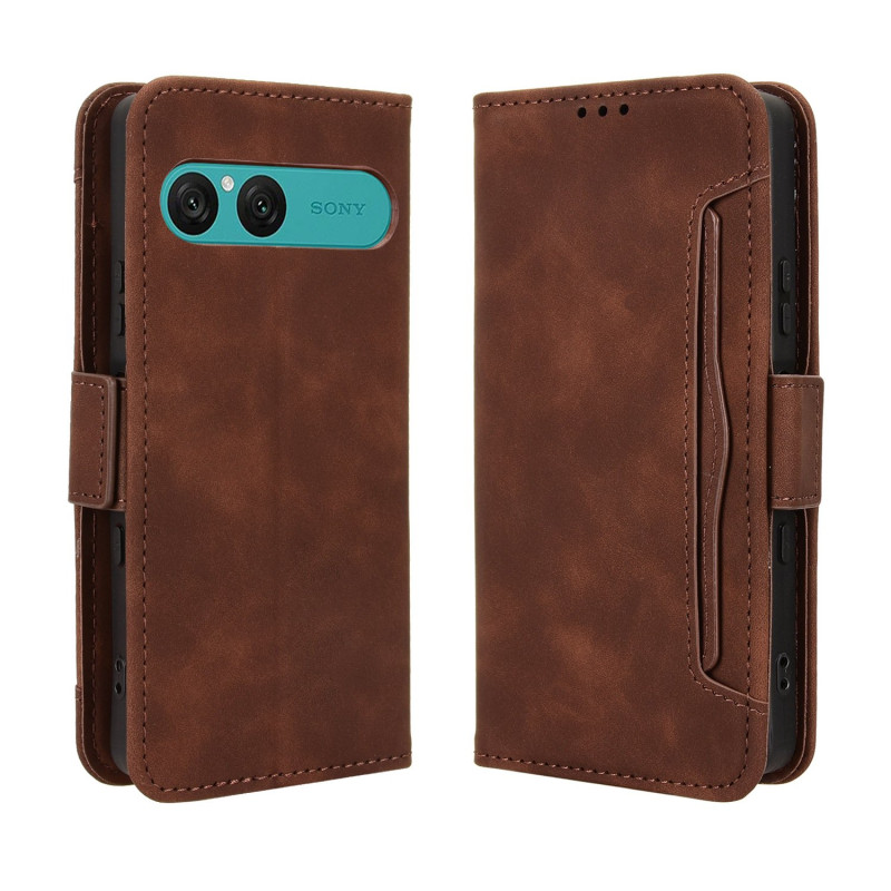 Pung etui Cover Cover til Sony Xperia 10 VII - Brun