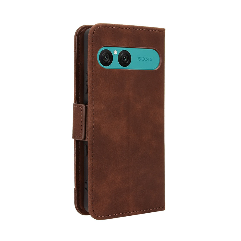 Wallet case Case Cover for Sony Xperia 10 VII - Brown