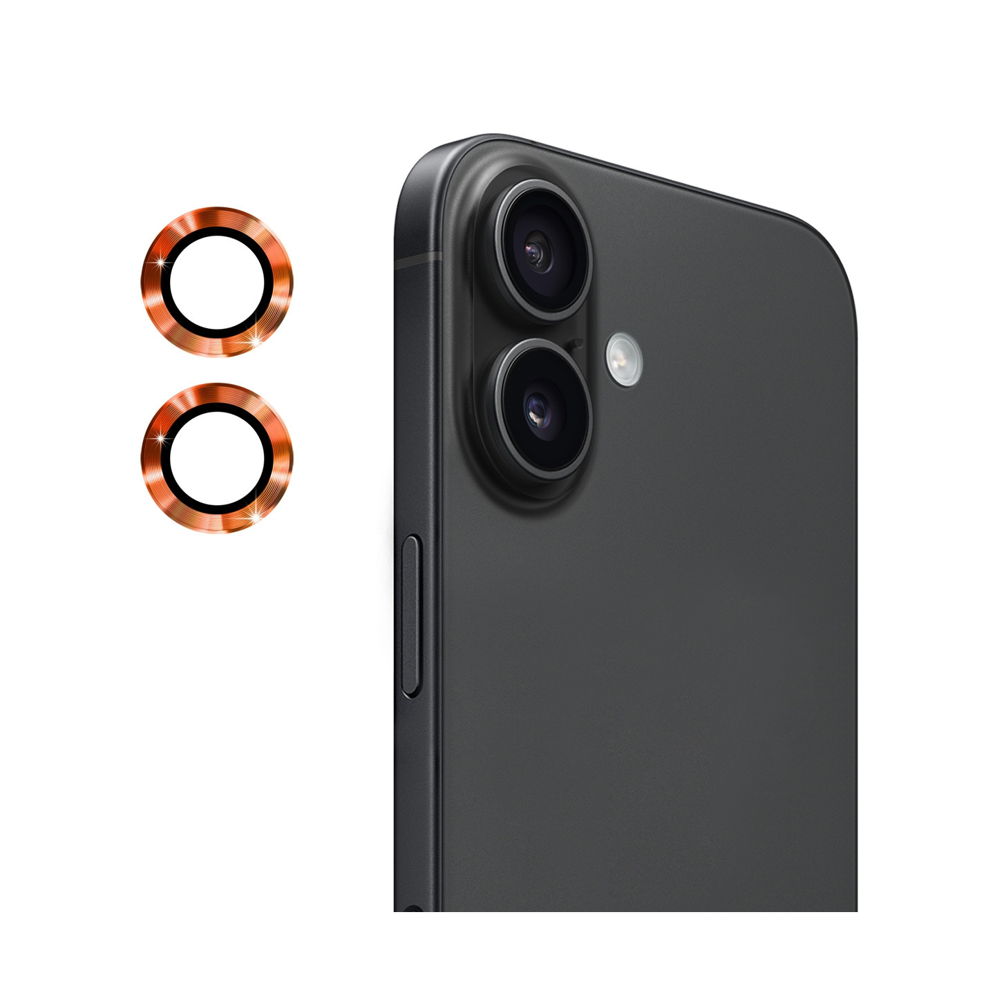 For iPhone 17 Camera Lens Protector ENKAY Hat-Prince Metal Ring Lens Film