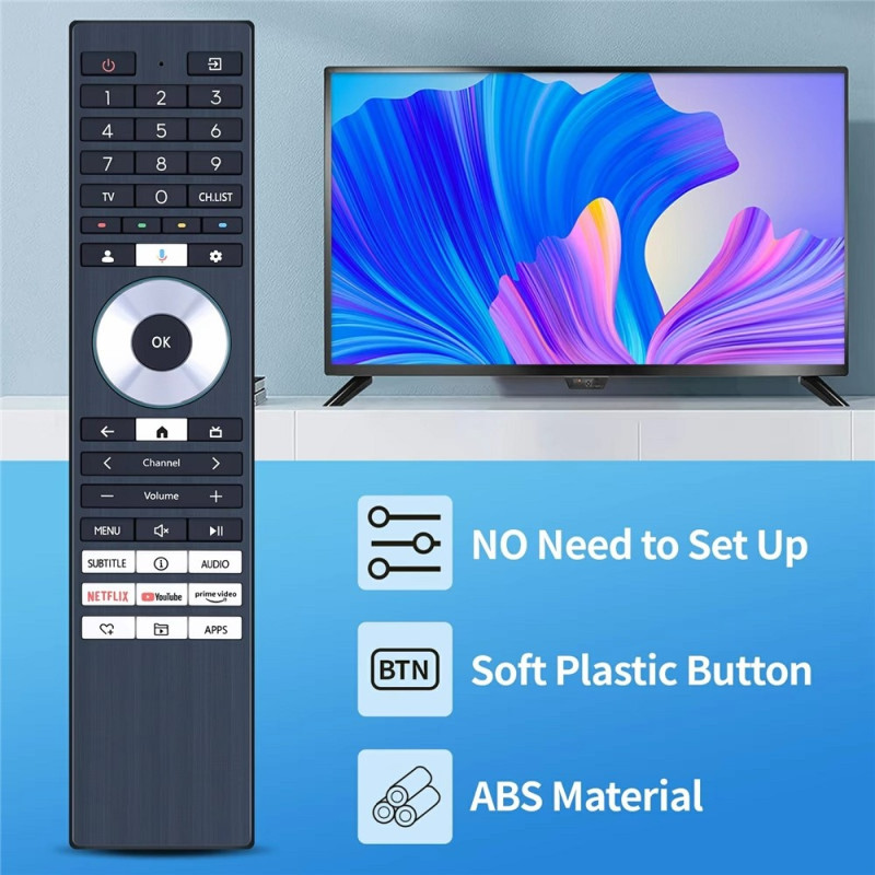 TV-fjernkontroll erstatning for CT-95093 for Toshiba TV