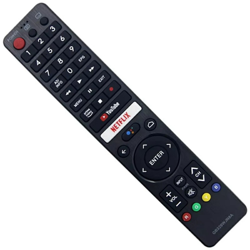 TV fjernbetjening Erstatning til erstatning for GB326WJN8A til Sharp TV-stemmefunktion