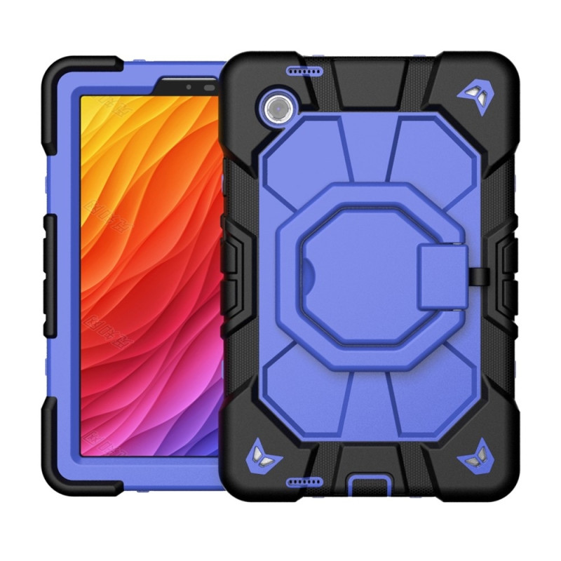 Samsung Galaxy Tab A11 Kuori PC+Silikoni Tablettisuojus Black + Blue