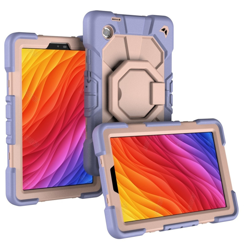 Samsung Galaxy Tab A11 Kuori PC+Silikoni Tablettisuojus Purple + Pink