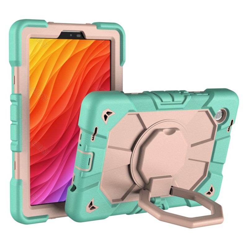 Till Samsung Galaxy Tab A11 Heavy Duty Armor skal Green + Pink