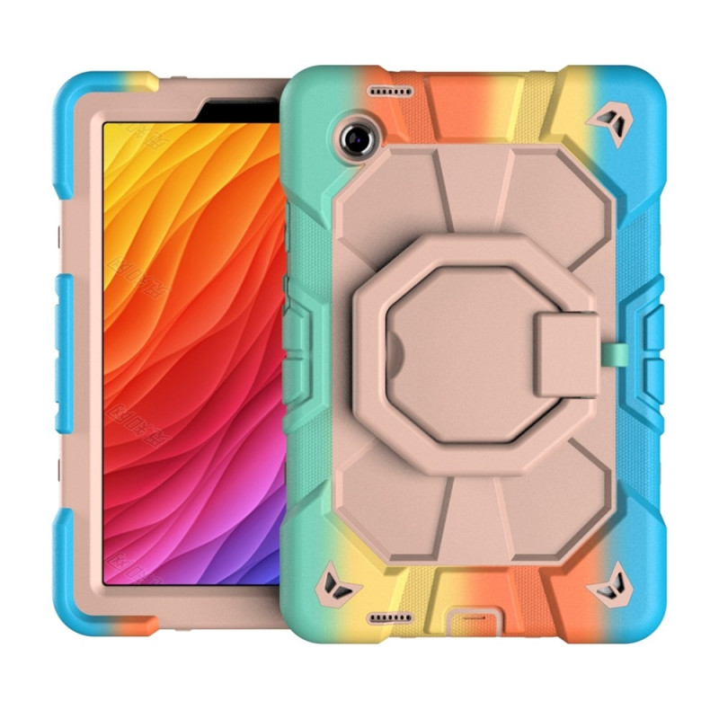 Til Samsung Galaxy Tab A11 Etui PC+Silikone Tablet Cover Rainbow