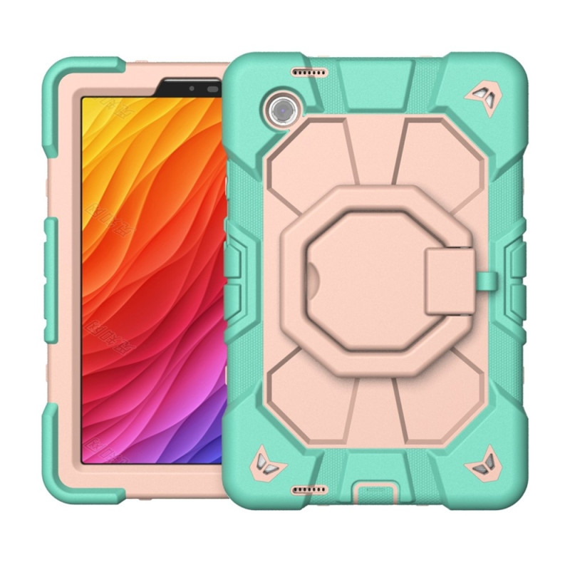 Till Samsung Galaxy Tab A11 Heavy Duty Armor skal Green + Pink
