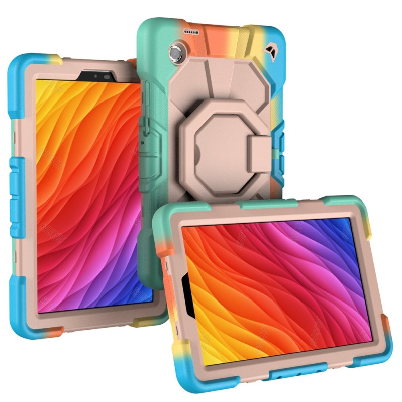 Till Samsung Galaxy Tab A11 Heavy Duty Armor skal Rainbow