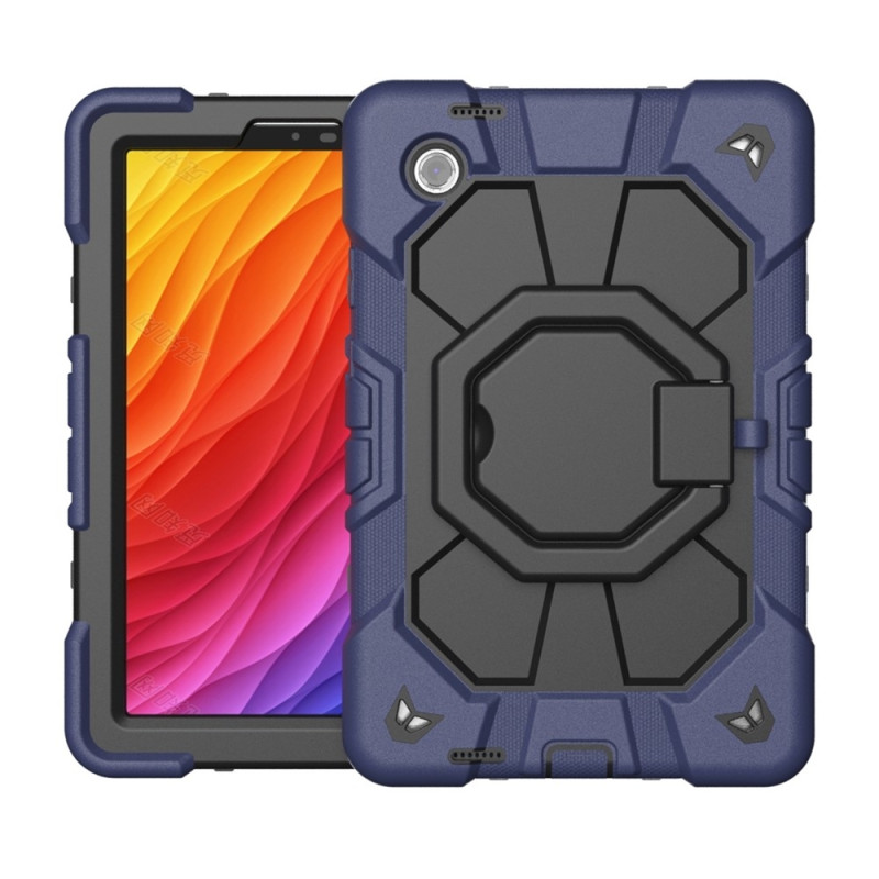 Til Samsung Galaxy Tab A11 Etui PC+Silikone Tablet Cover Navy Blue + Black
