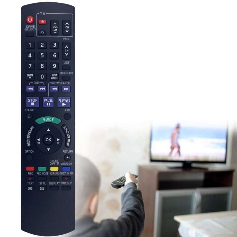 Kaukosäätimen vaihto N2QAYB000336:lle Panasonic Blu-ray DVD -soittimelle