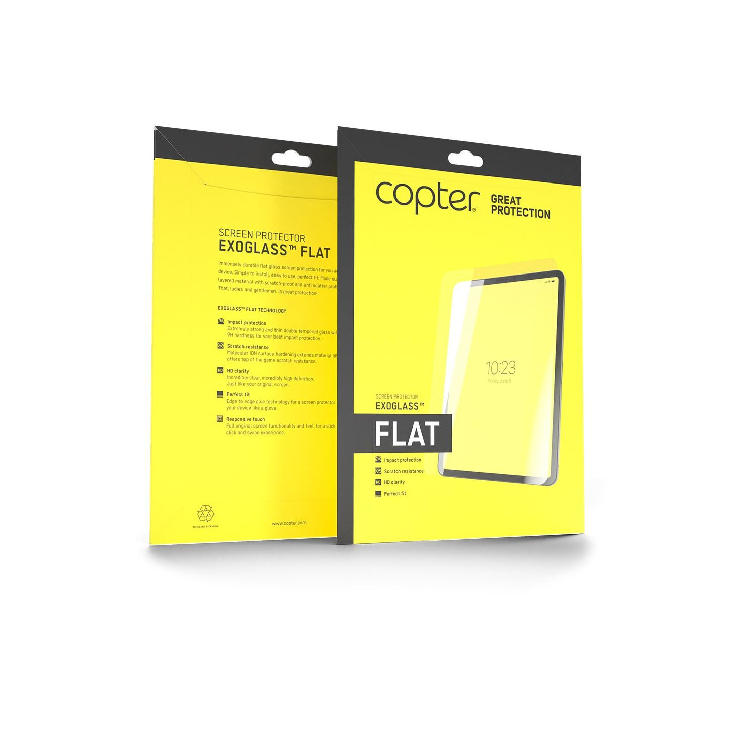 Copter Exoglass to Samsung Galaxy Tab S9 / Tab S8