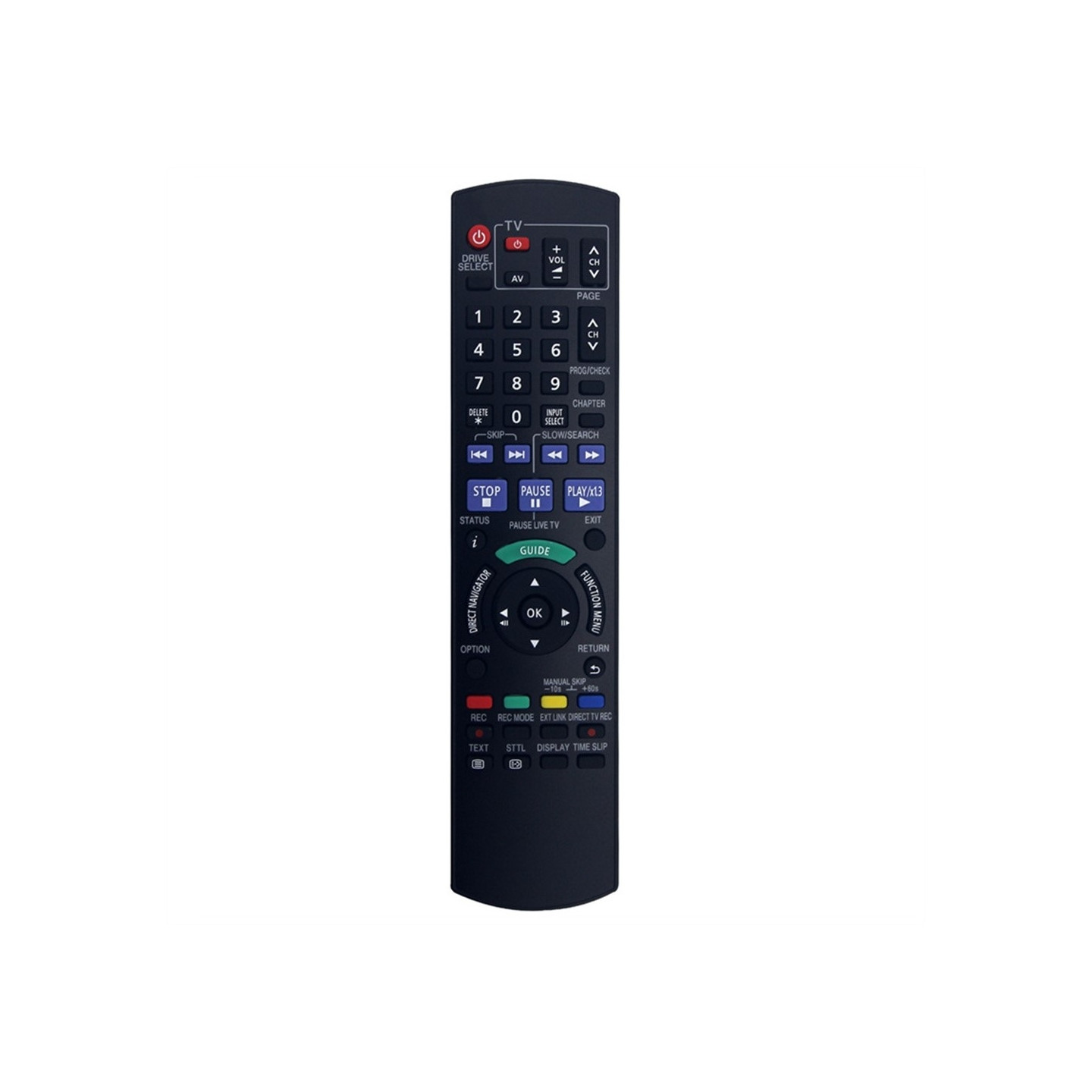 Remote Control Replacement for N2QAYB000462 For Panasonic Blu-Ray DVD Player