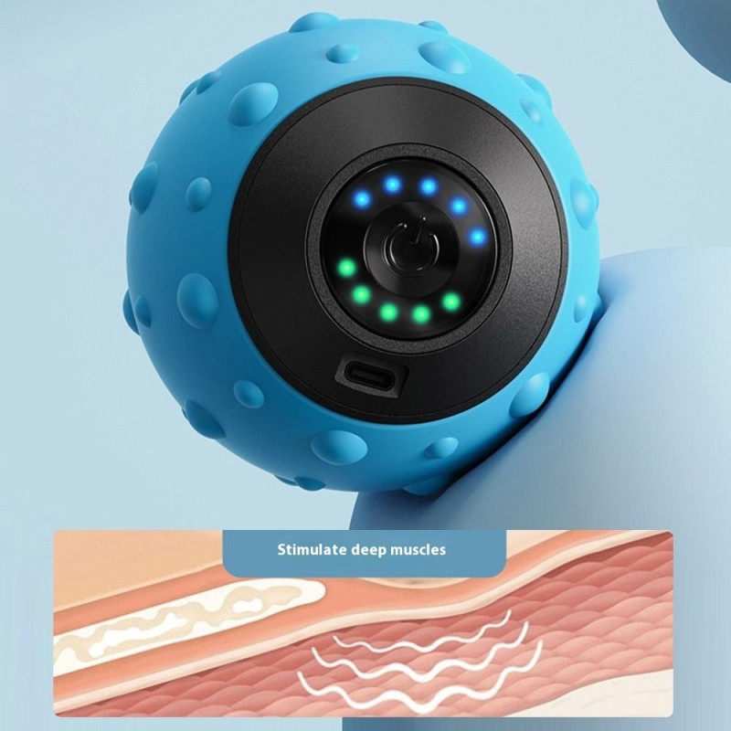 Värähtelevä hierontapallo faskian pallo lihasten rentoutusvärähtelyhieronta