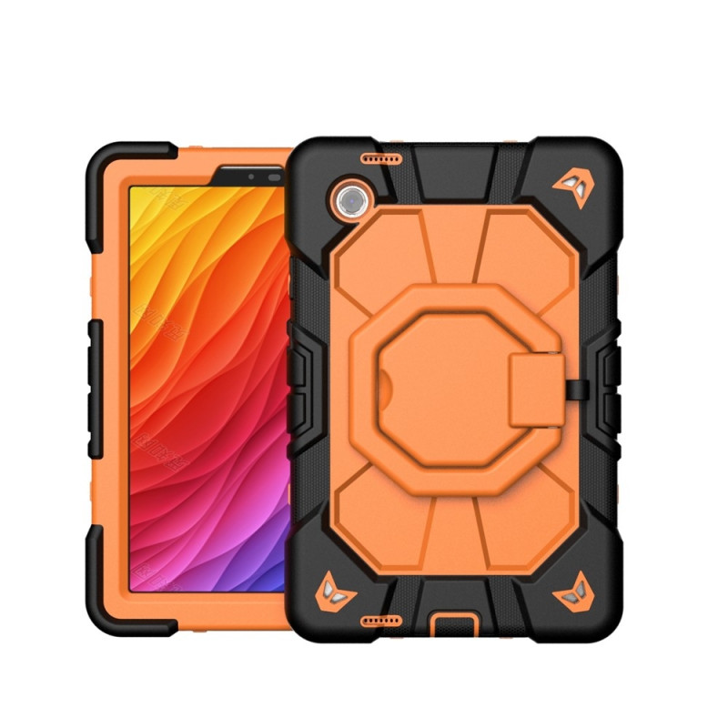 Samsung Galaxy Tab A11+ Kuori PC+Silikoni Tablettisuojus Black + Orange