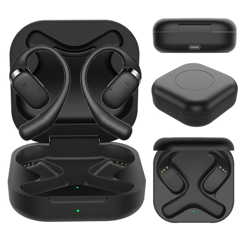 For Shokz OpenFit T910 ladeetui innebygd 600mAh batteriladeboks