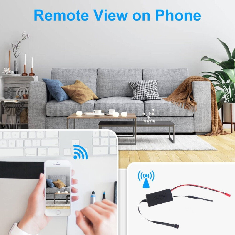 Surveillance Camera Wireless WiFi Mini Camera Motion Detection HD 1080P DIY Button