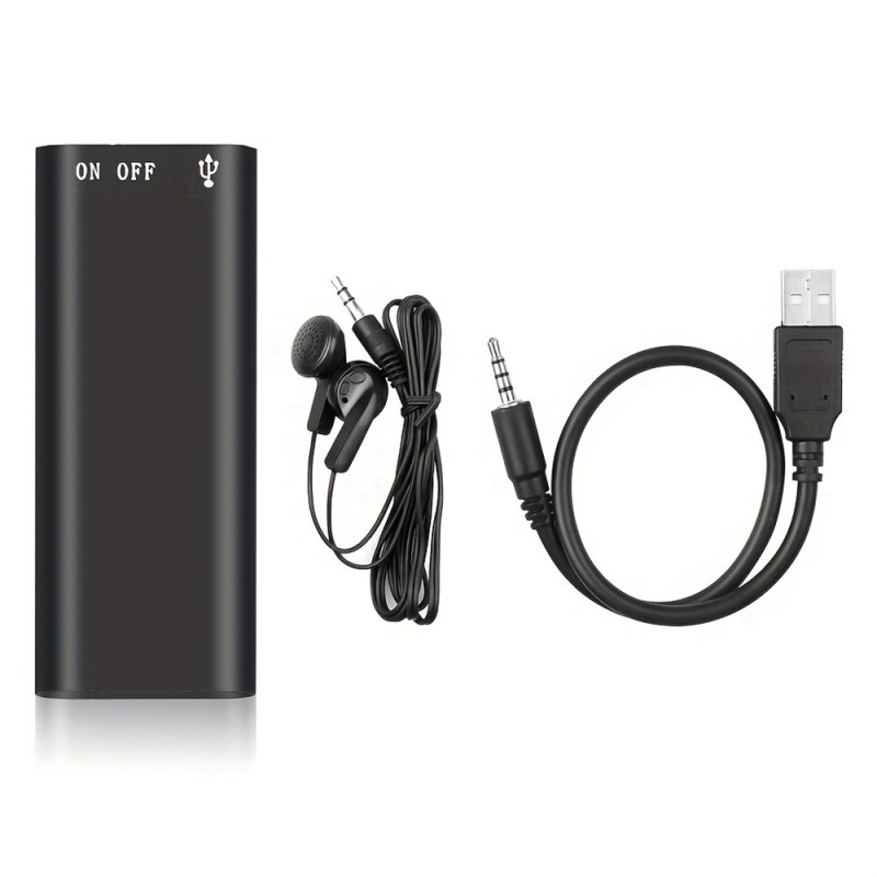 Dictaphone SK892 8GB Digital Voice Recorder with One-Touch MP3 Player