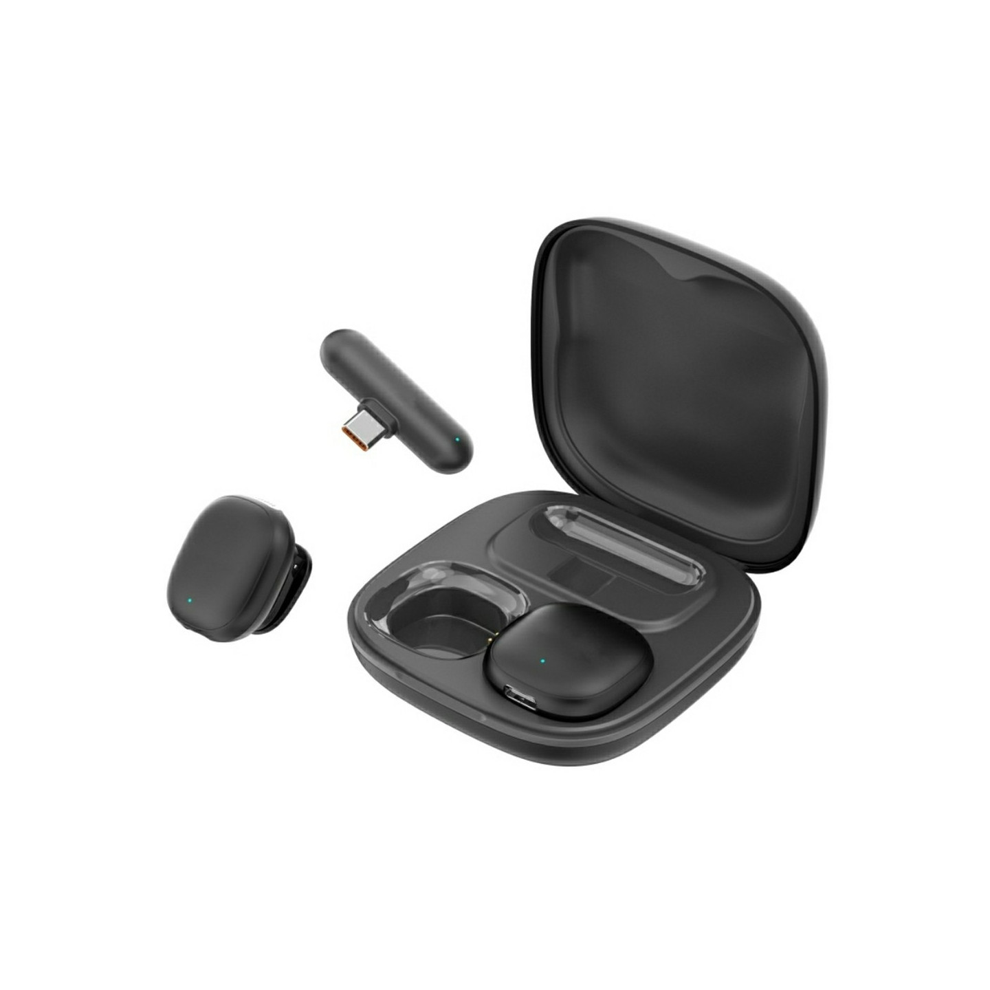 Mikrofon for iPhone 15/16/Android støydempende lavalier-mikrofon med USB-C-mottaker