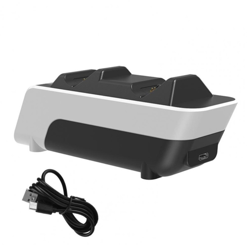 For PS5 - spillkontroller Ladebase Dobbel gamepad Hurtiglading