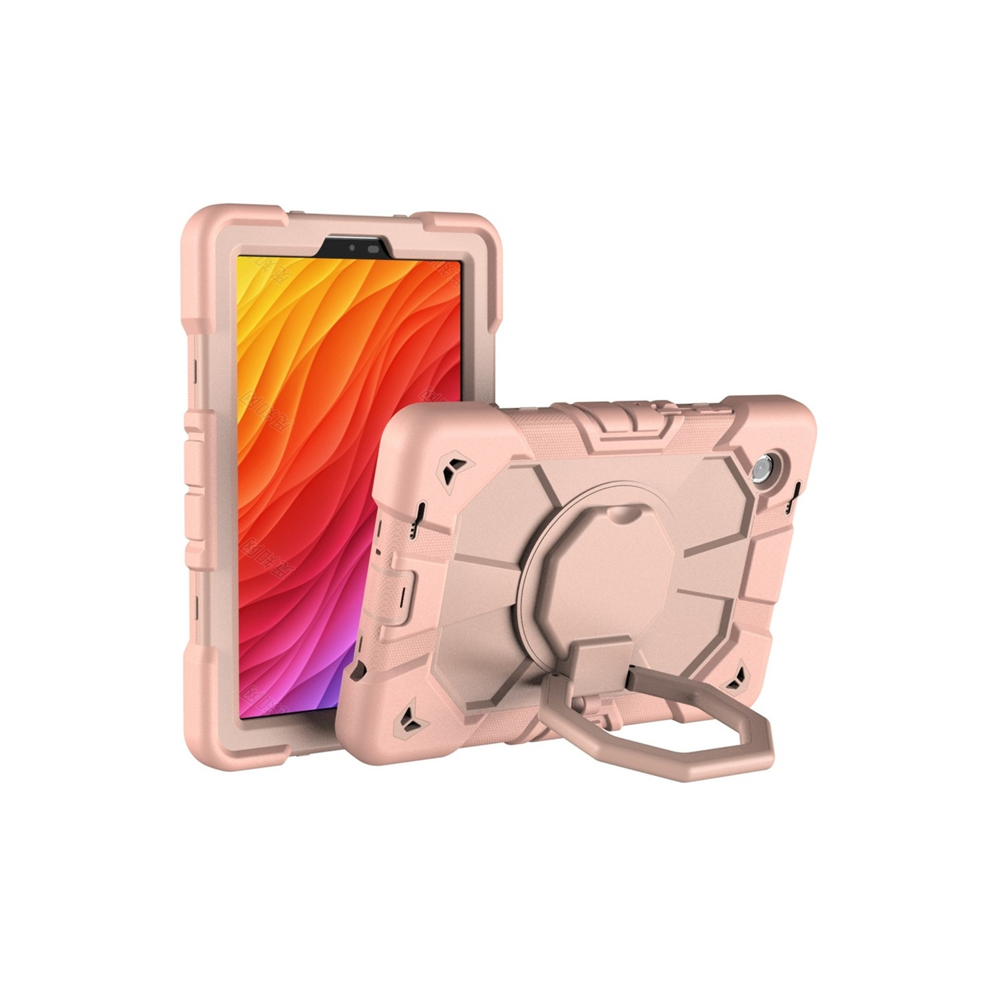 Till Samsung Galaxy Tab A11+ Heavy Duty Armor skal Pink