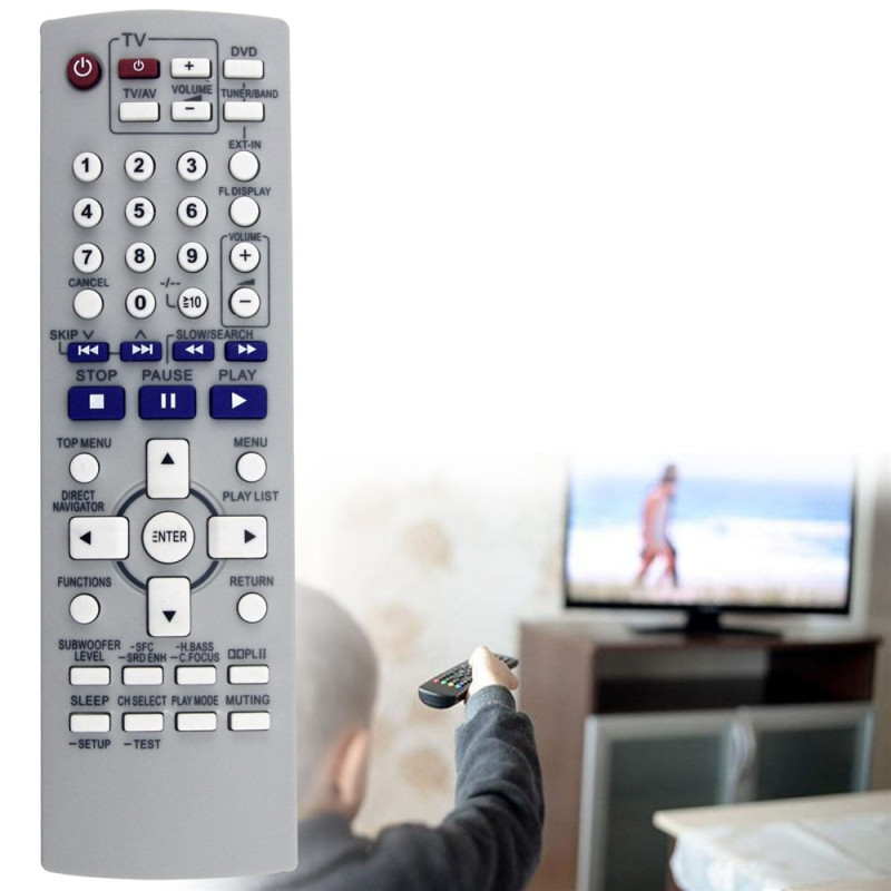 Fjernkontroll utskiftning for N2QAYZ000002 for Panasonic DVD stereo CD-system