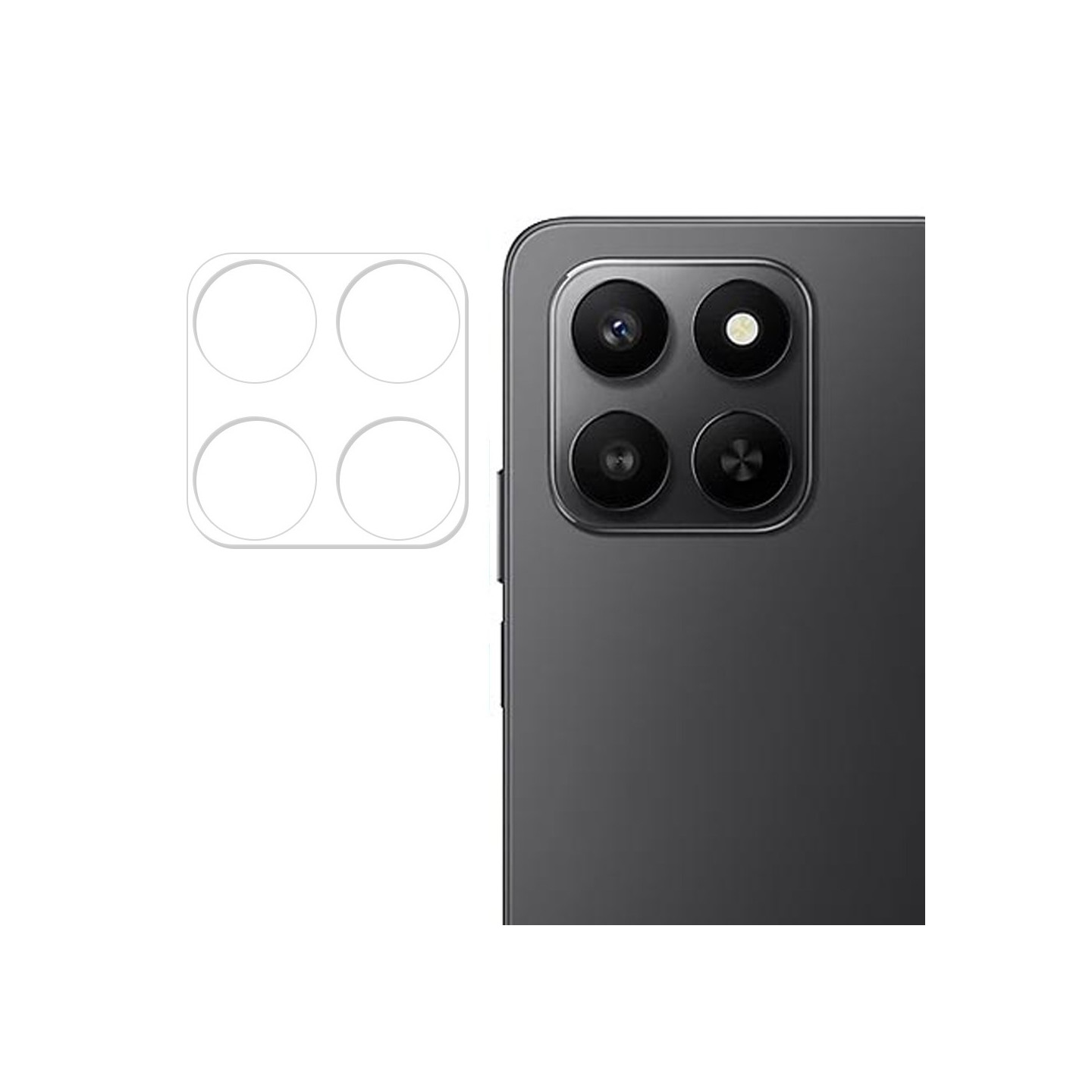 Honor 400 Smart 5G -kameran linssisuojalle karkaistu lasilinssikalvo