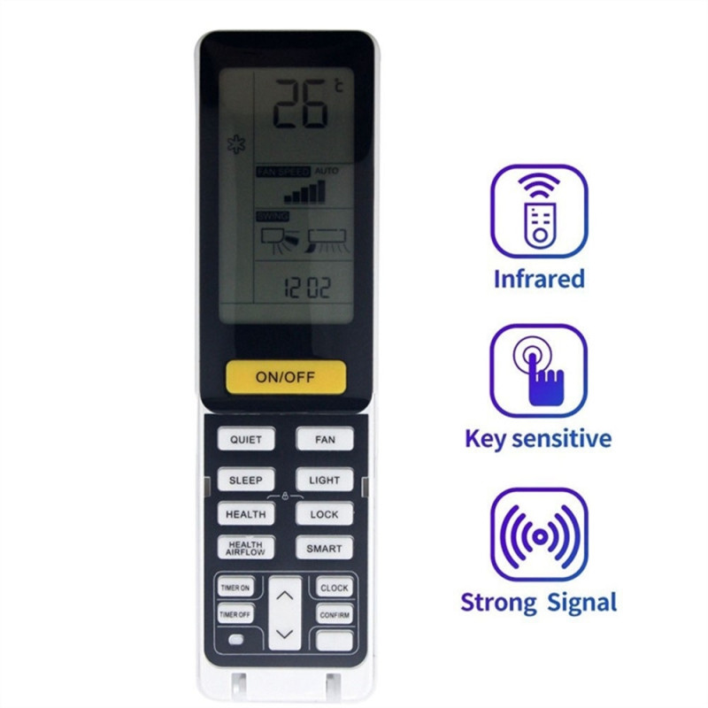 Erstatning fjernkontroll for 0010402886R for Haier klimaanlegg