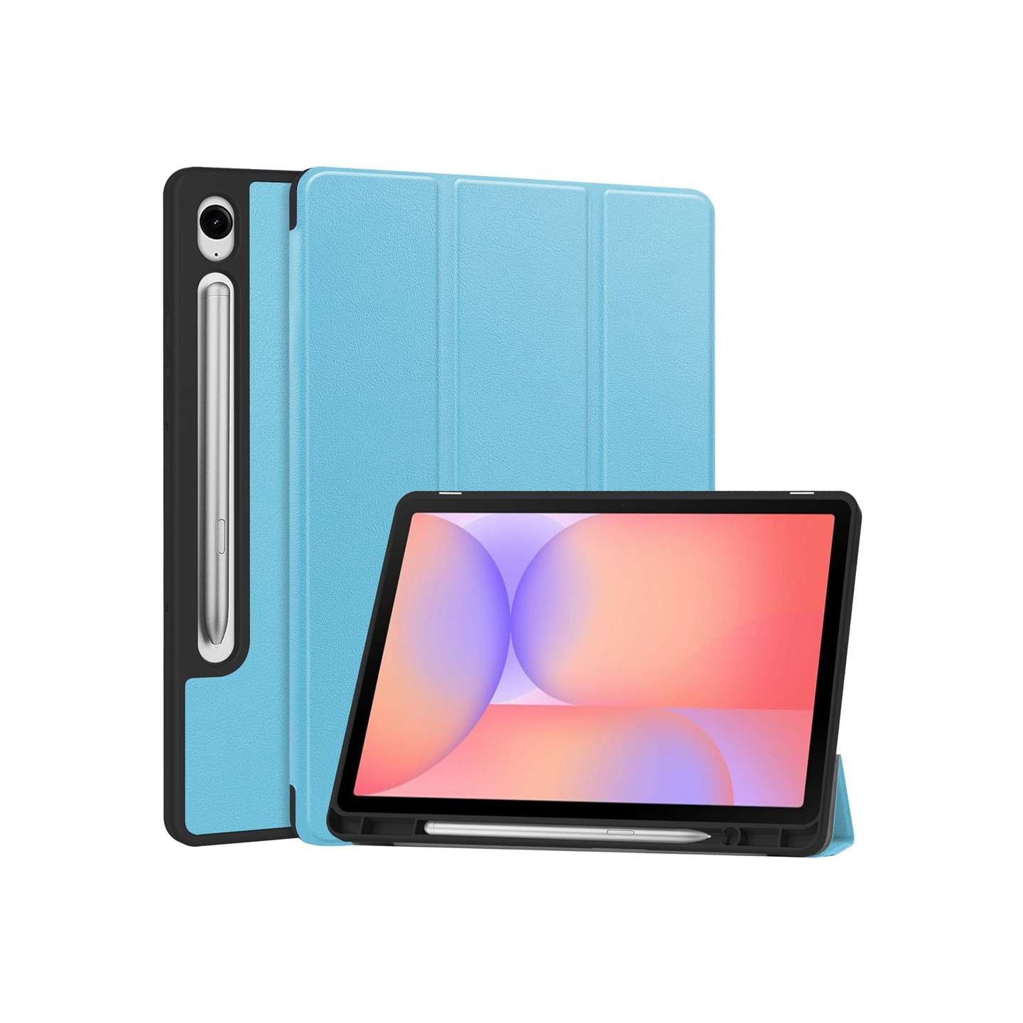 Trifoldet stativ Smart Taske til Samsung Galaxy Tab S10 Lite