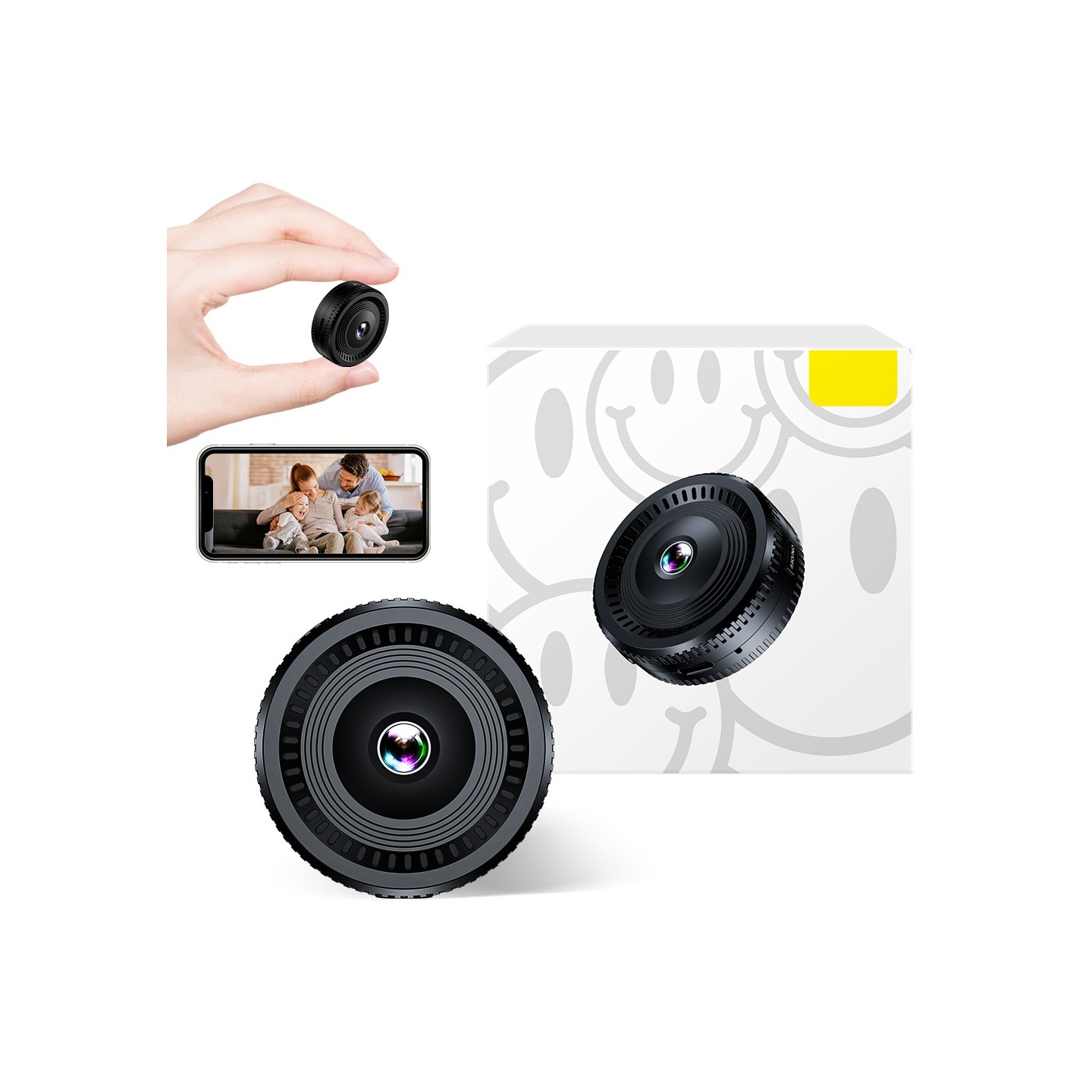 Surveillance Camera Wireless WiFi Mini Camera Microphone Motion Detection + 64GB