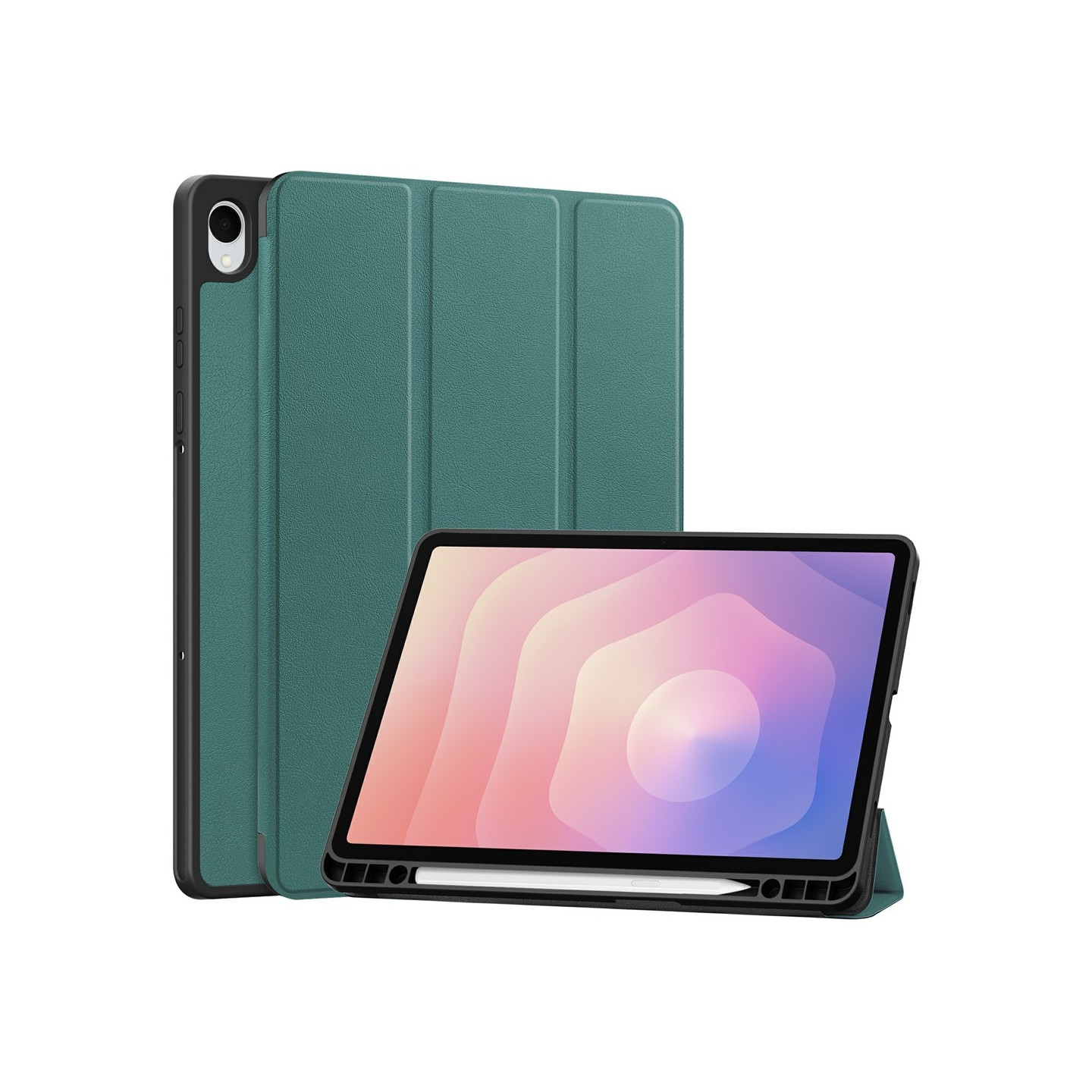 Slim Fit Cover Fodral Till Samsung Galaxy Tab S11 - Grön