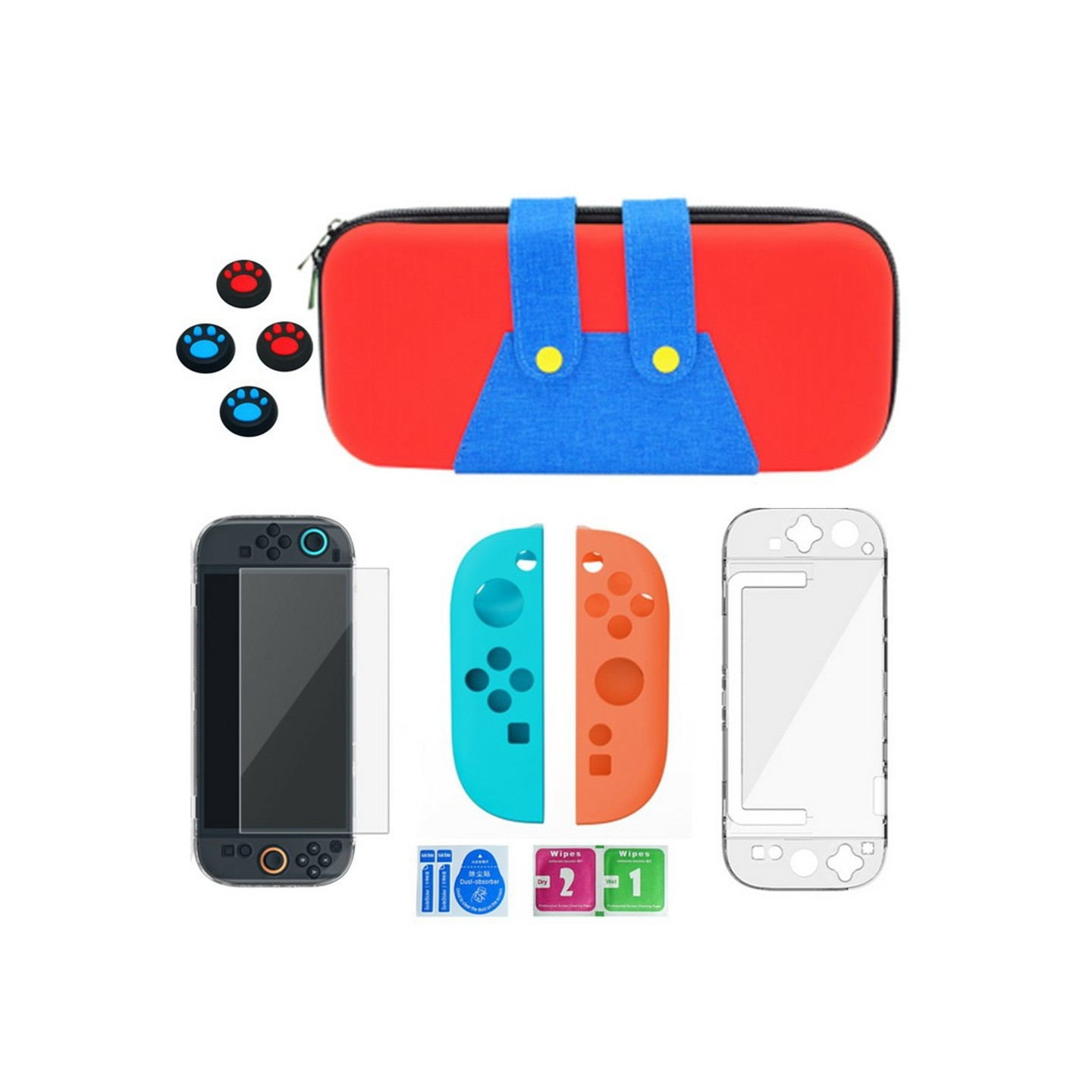 Compatible with Nintendo Switch 2 Protective Case Set Storage Kit Screen Protector etc.