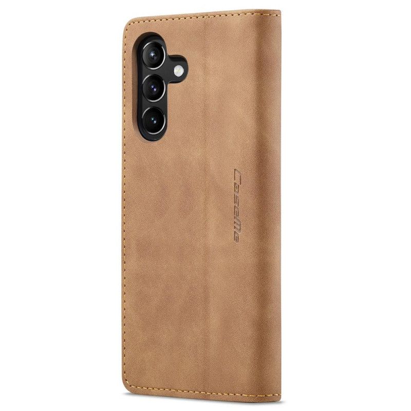 CASEME Retro Wallet Case for Samsung Galaxy A54 - Brown