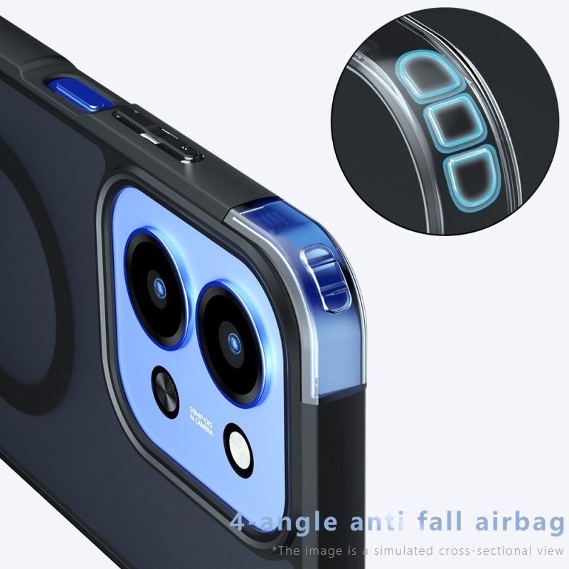 För Xiaomi Redmi 15C 5G 4G Fodral TPU Skal Baksida Magsafe Kompatibelt