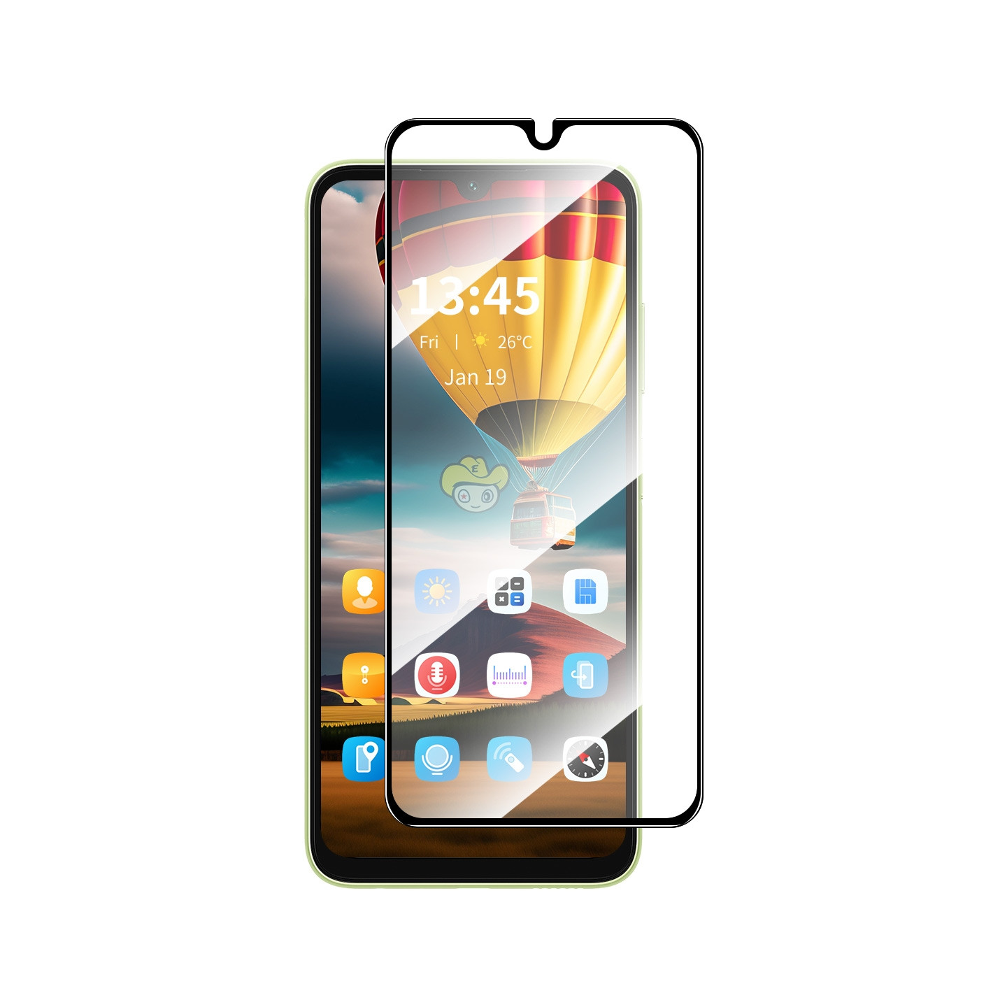 ENKAY Skjermbeskytter i Herdet Glass for Xiaomi Redmi 15C 5G 4G Poco C85 4G Full Dekning