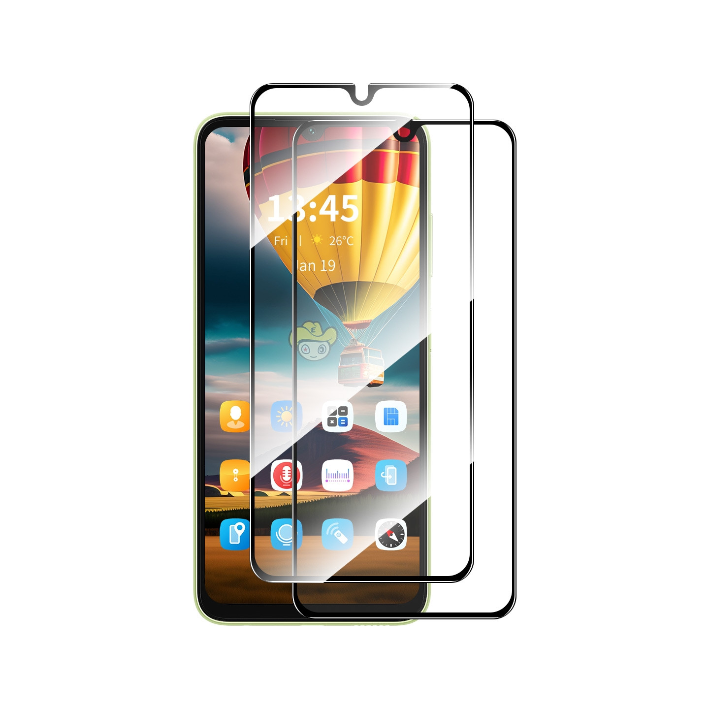 2 kpl ENKAY Karkaistusta Lasista Näytönsuoja Xiaomi Redmi 15C 5G 4G Poco C85 4G Täysi Kattavuus