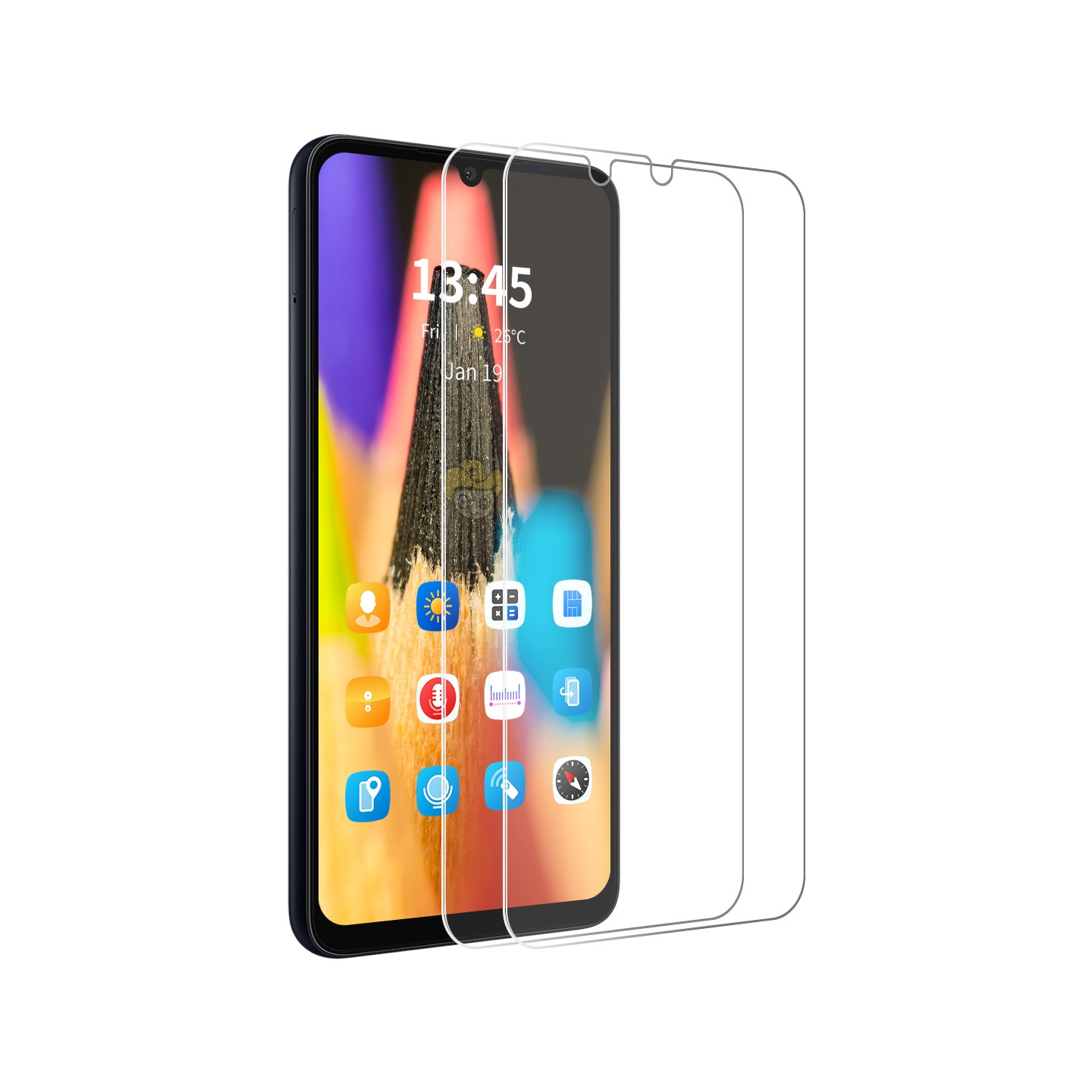 ENKAY 2st Härdat Glas Skärmskydd för Xiaomi Redmi 15C 5G 4G Poco C85 4G