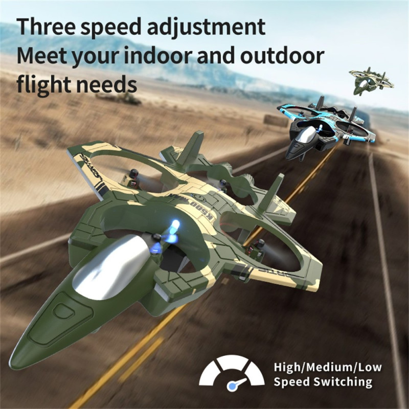 K500 MAX RC Quadcopter Drone med 3 Batterier, Højdeholdende Flyvning Stuntfly