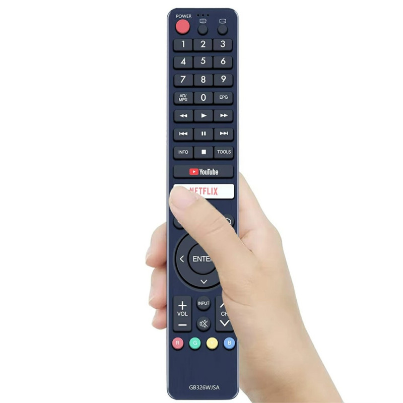 TV-fjernkontroll erstatning for GB326WJSA for Sharp TV-stemmefunksjon