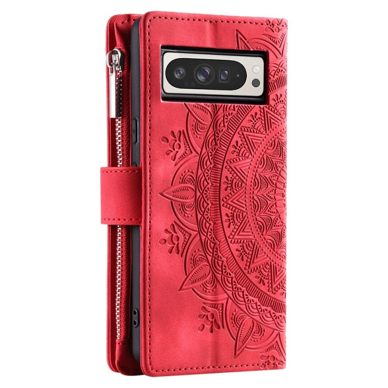For Google Pixel 10 Pro XL  Lommebok Deksel Shell Mandala Blomstermønster
