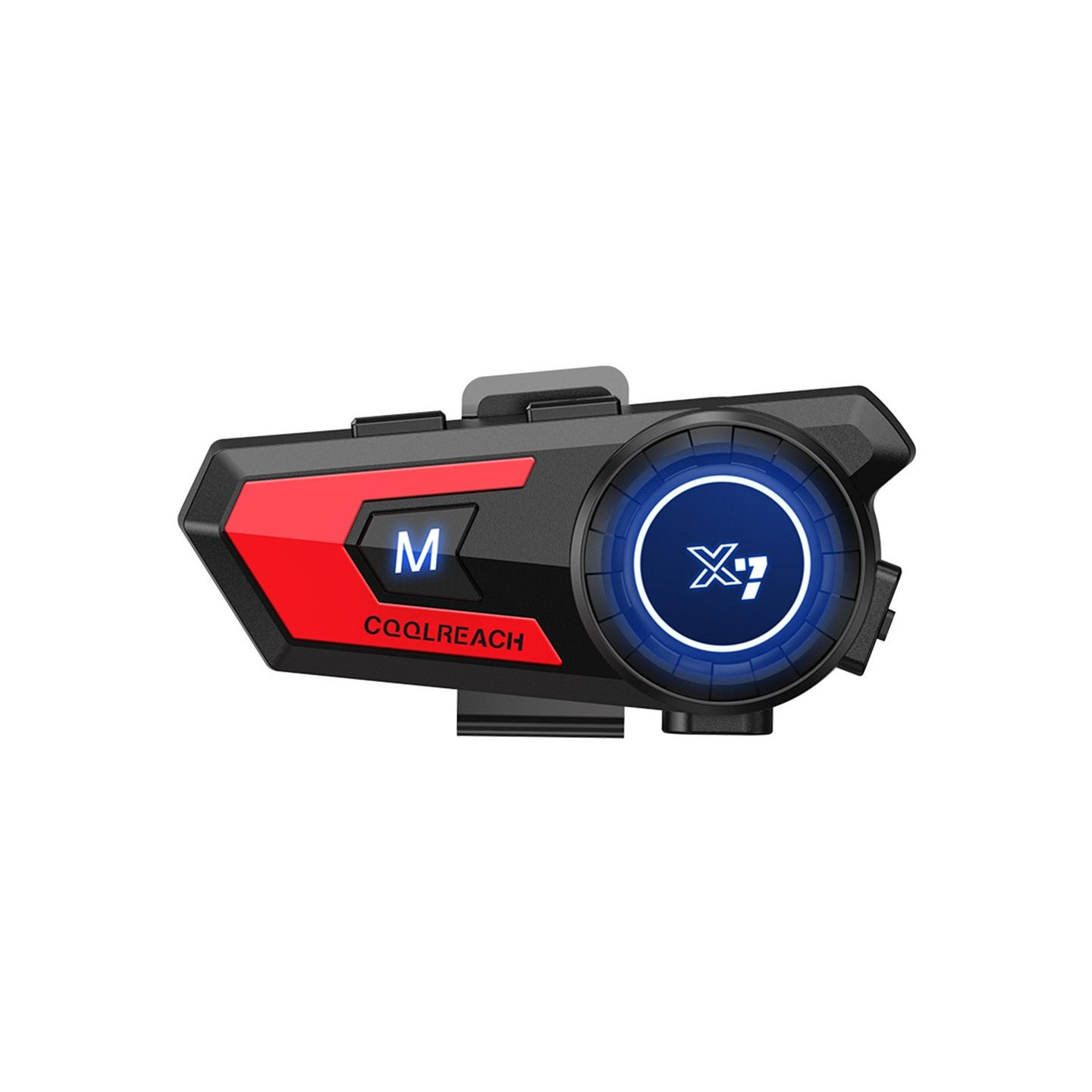 Hjelm Bluetooth-headset vanntett trådløs øretelefon med 2-i-1 myk hard mikrofon