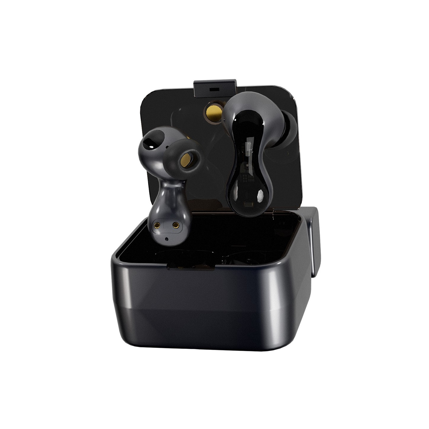 Pulsar Bluetooth headset dynamiska driver in-ear-hörlurar 4 mikrofoner - MörkGrå