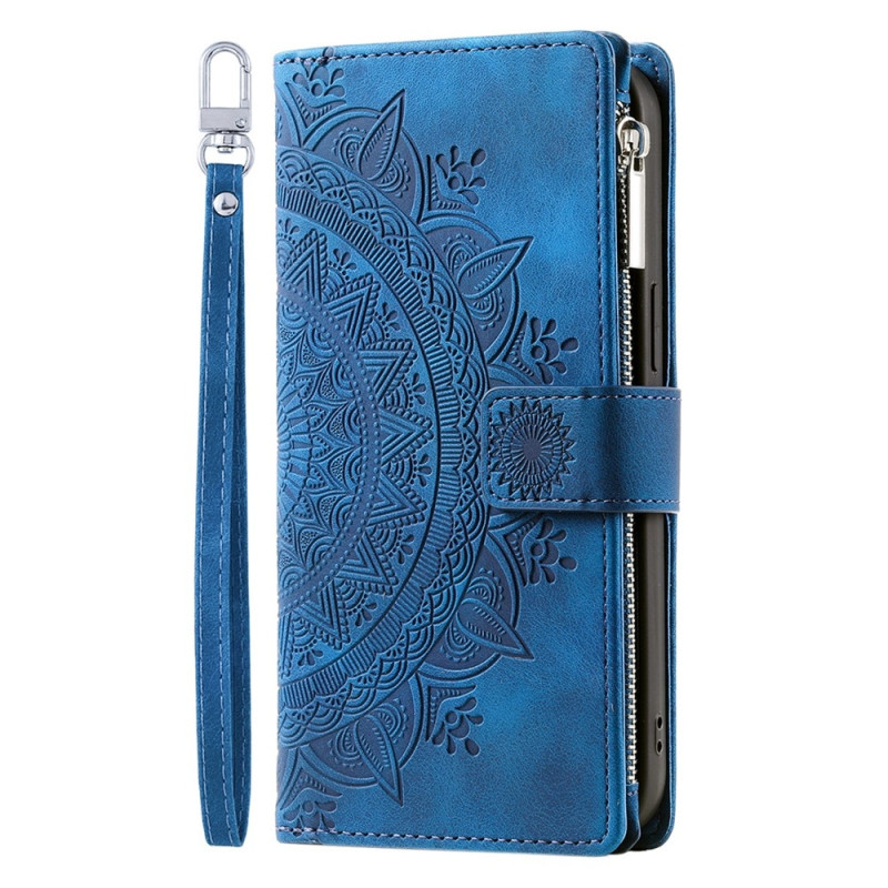 For Google Pixel 10 Pro XL Wallet Case Cover Shell Mandala Flower Pattern