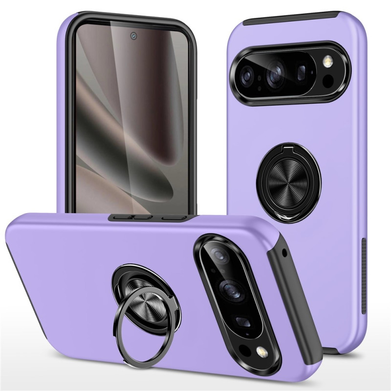 Til Pixel 10 Pro / Pixel 10 Deksel Hybriddeksel med Finger Ring -