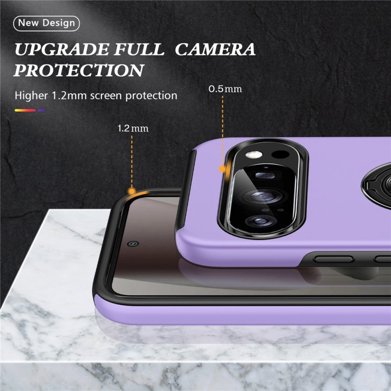 Google Pixel 10 Pro / Pixel 10 Skalsormenrengasjalustan hybridikotelo