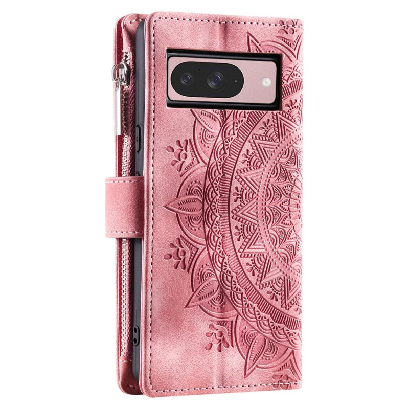 For Google Pixel 10 Pro / 10 / 9 Pro / 9  Lommebok Deksel Shell Mandala Blomstermønster