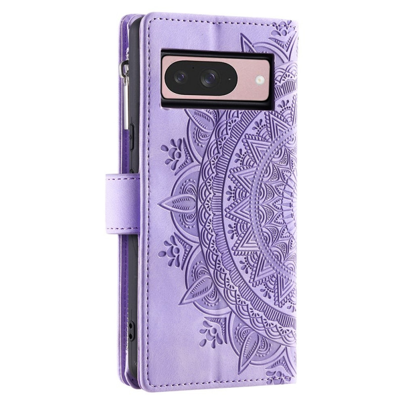 For Google Pixel 10 Pro / 10 / 9 Pro / 9  Lommebok Deksel Shell Mandala Blomstermønster