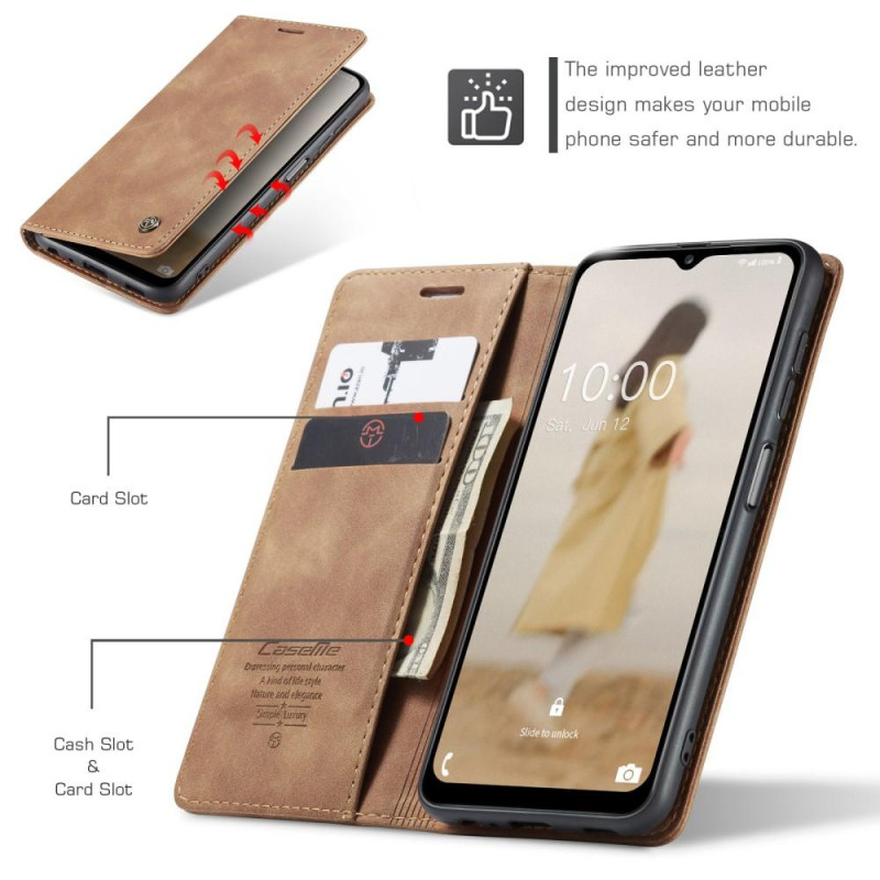 CASEME Lommebok - deksel Samsung Galaxy A14 - Brun