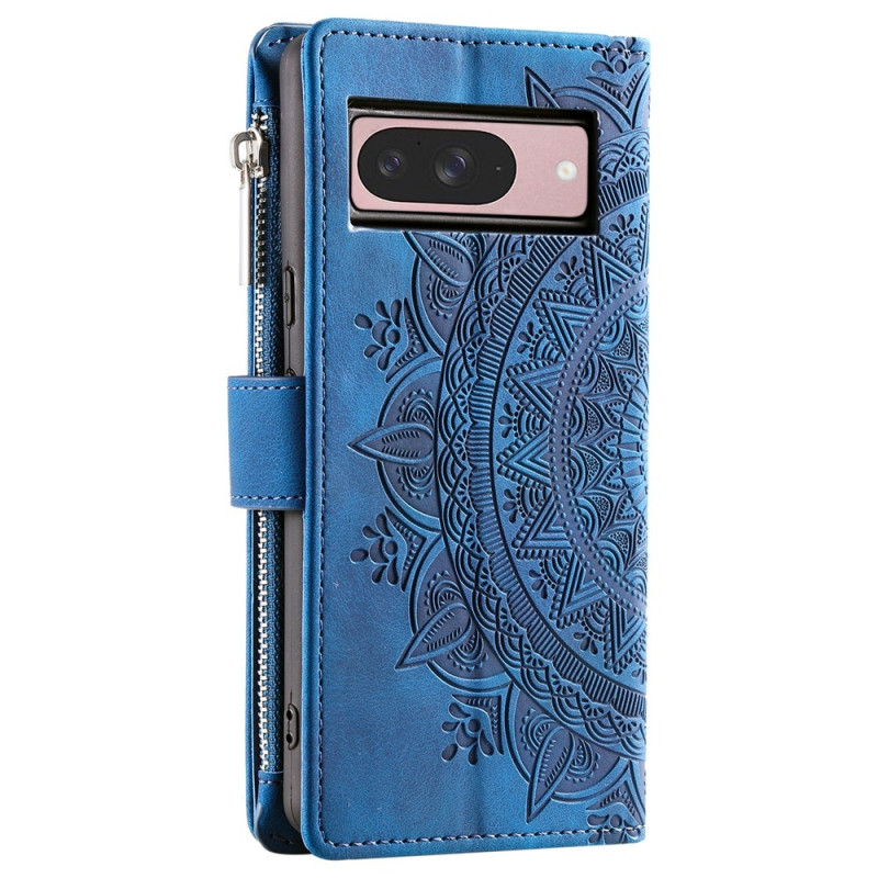 Til Google Pixel 10 Pro / 10 / 9 Pro / 9 tegnebogscover Cover Shell Mandala Blomstermønster