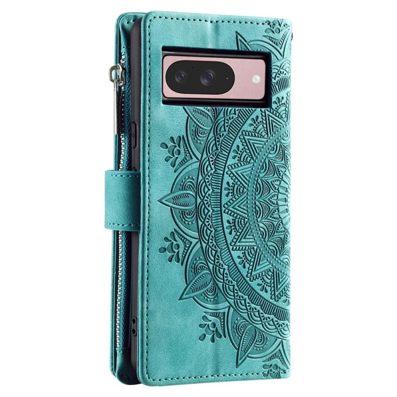 For Google Pixel 10 Pro / 10 / 9 Pro / 9  Lommebok Deksel Shell Mandala Blomstermønster